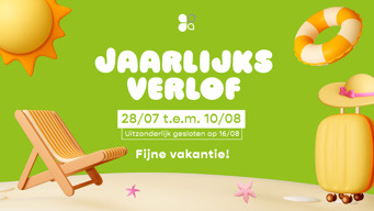 Jaarlijks verlof!
